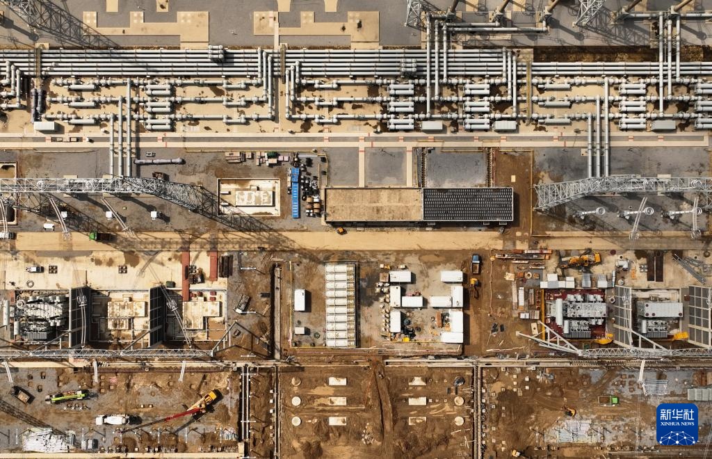 河北:雄安(北京西)1000千伏特高压变电站扩容工程施工正酣 河北:雄安(北京西)1000千伏特高压变电站扩容工程施工正酣