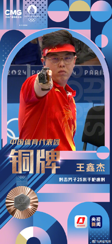 中国第20金！李越宏男子25米手枪速射摘金