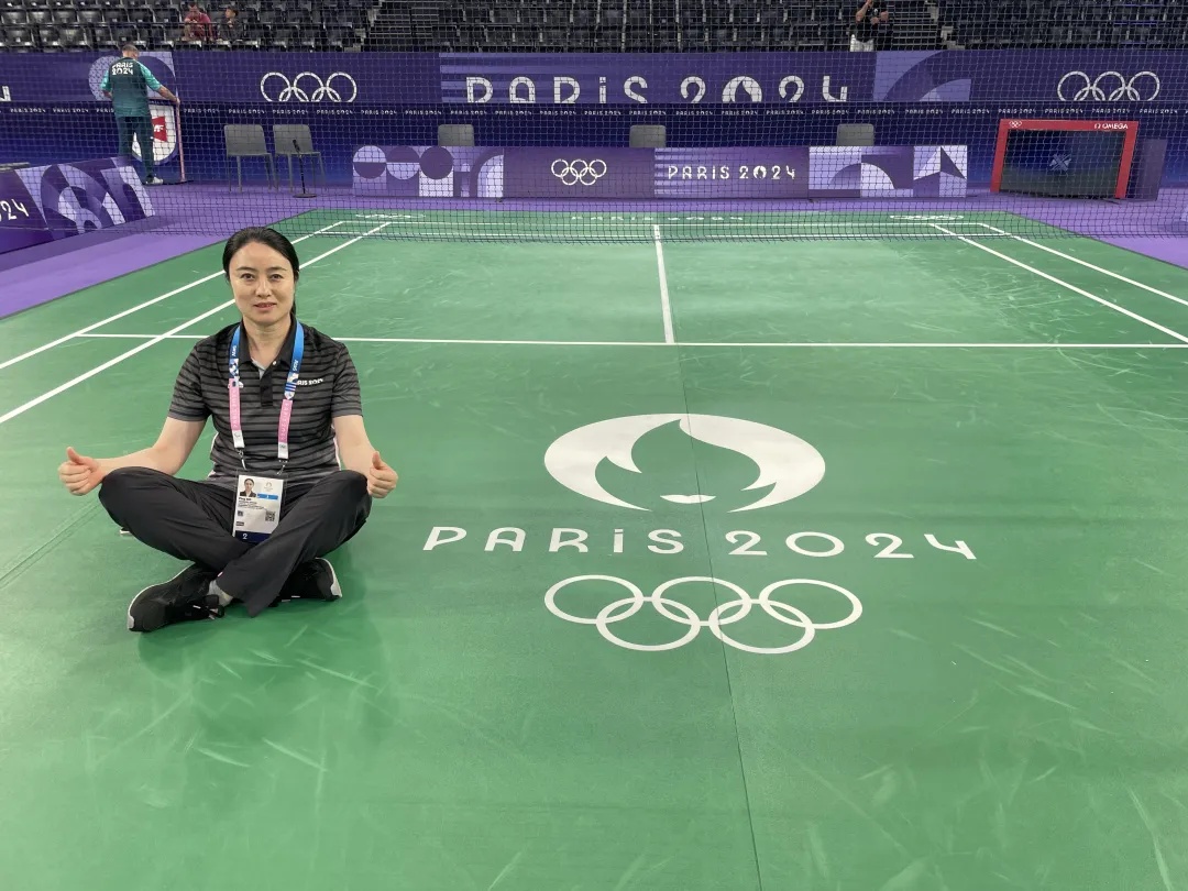 江苏一中学体育老师,在巴黎奥运做裁判! 江苏一中学体育老师,在巴黎奥运做裁判!