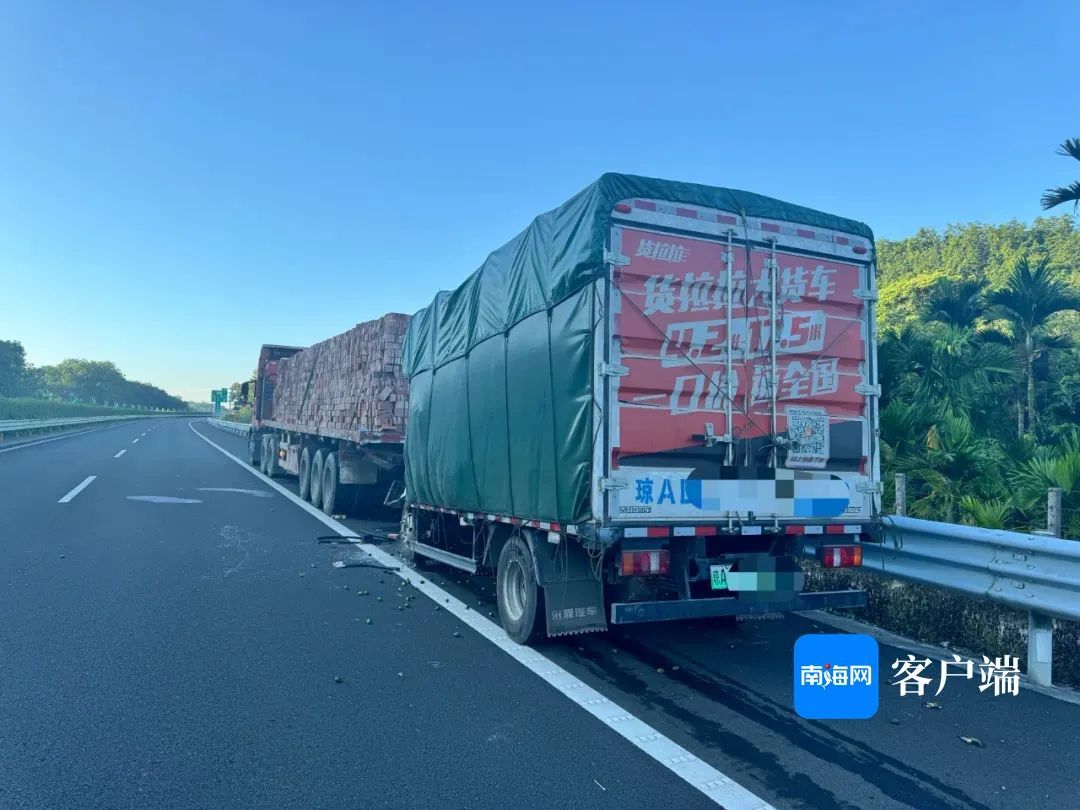 高速路两车相撞,车头都“烂”了,海南交警发布典型交通事故案例 高速路两车相撞,车头都“烂”了,海南交警发布典型交通事故案例