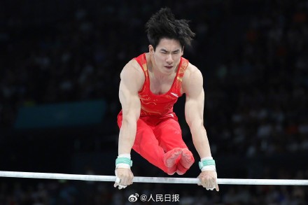 祝贺！张博恒体操男子单杠铜牌