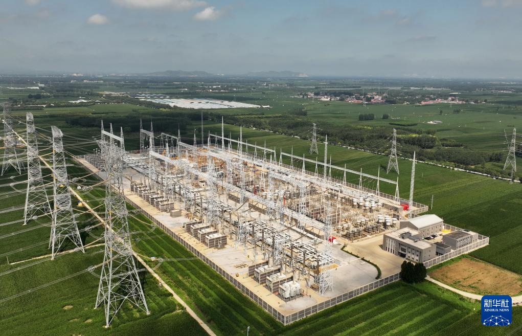 河北:雄安(北京西)1000千伏特高压变电站扩容工程施工正酣 河北:雄安(北京西)1000千伏特高压变电站扩容工程施工正酣