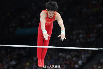 祝贺！张博恒体操男子单杠铜牌