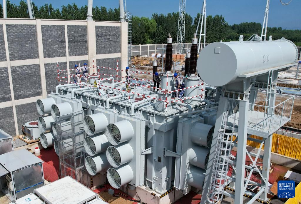 河北:雄安(北京西)1000千伏特高压变电站扩容工程施工正酣 河北:雄安(北京西)1000千伏特高压变电站扩容工程施工正酣