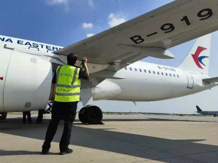 国产大飞机C919开始执飞“京陕快线”