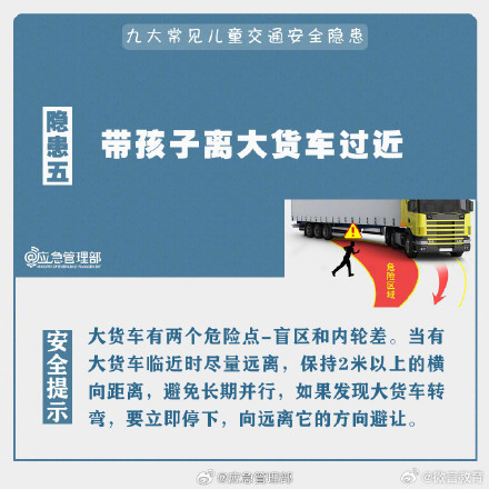 九大常见儿童交通安全隐患,要注意 九大常见儿童交通安全隐患,要注意
