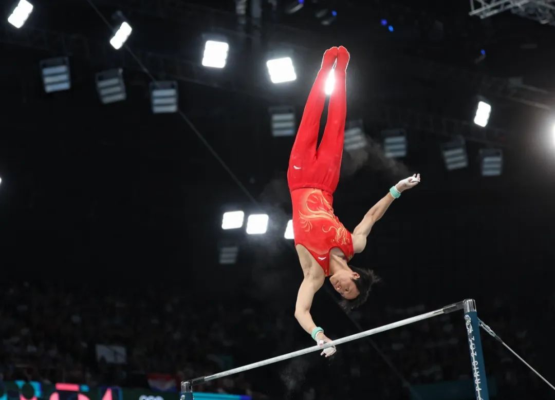 巴黎奥运会高清图集|张博恒体操男子单杠摘铜 巴黎奥运会高清图集|张博恒体操男子单杠摘铜