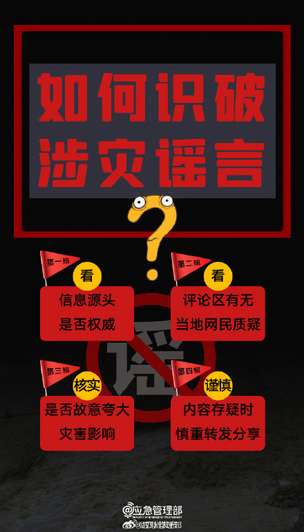8招识破涉灾谣言 8招识破涉灾谣言