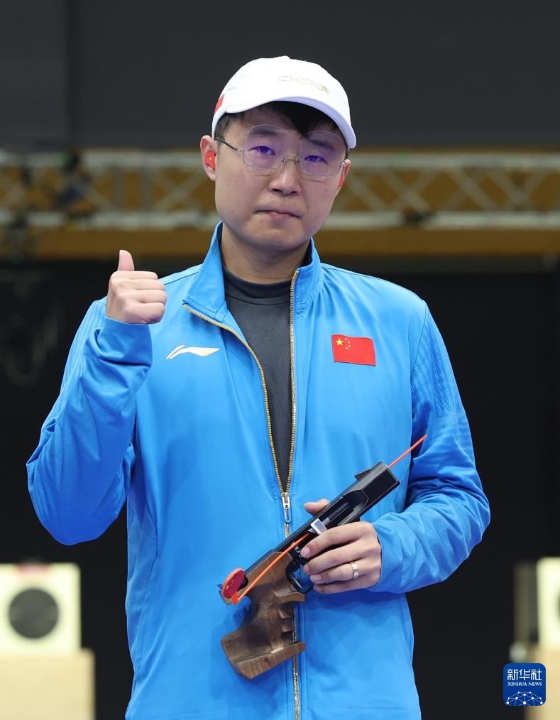 巴黎奥运会 | 射击——男子25米手枪速射：李越宏夺冠
