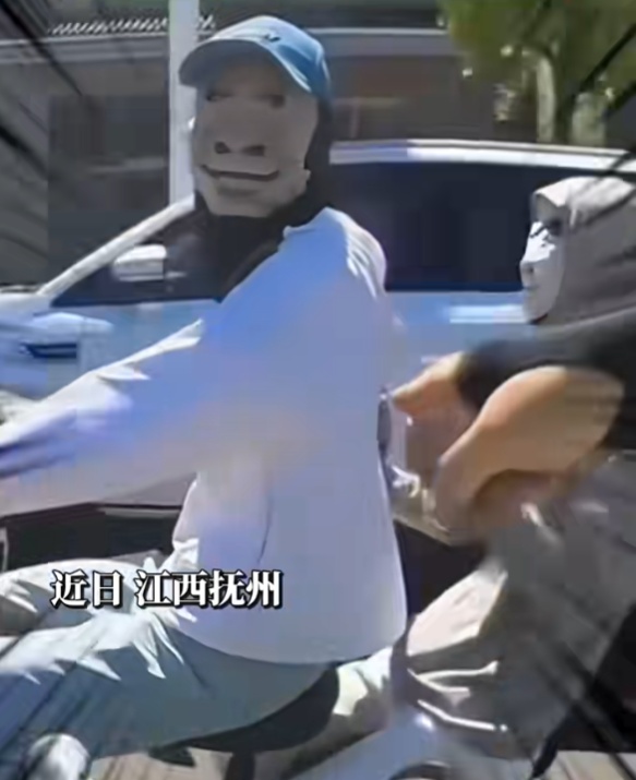 笑料十足！“显眼包”上路吓坏路人，交警提示→