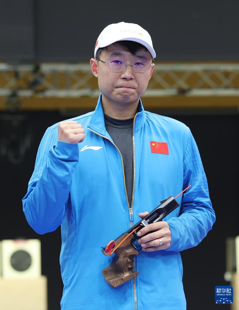 巴黎奥运会 | 射击——男子25米手枪速射：李越宏夺冠