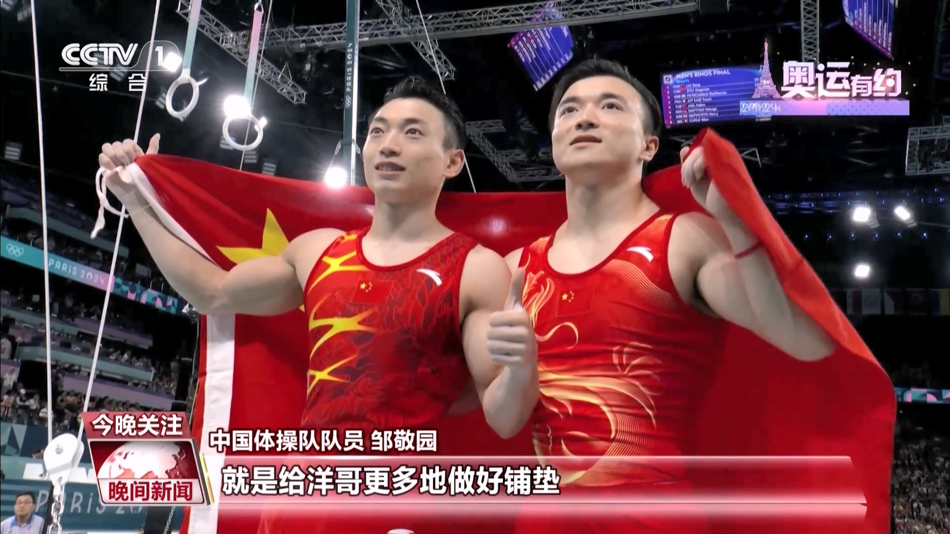奥运有约丨双双卫冕 他们用行动捍卫中国体操荣誉 奥运有约丨双双卫冕 他们用行动捍卫中国体操荣誉