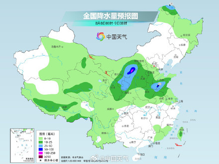 未来三天陕甘宁警惕强降雨 南方大范围高温持续发力