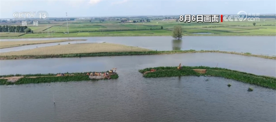 争分夺秒！辽宁铁岭辽河支流王河铁岭段溃口堤坝完成封堵