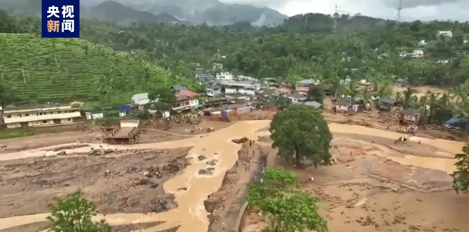 前期严重干旱再遇极端降水！印度山体滑坡已致358人死亡