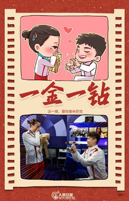 速收藏！漫画复刻中国奥运健儿名场面