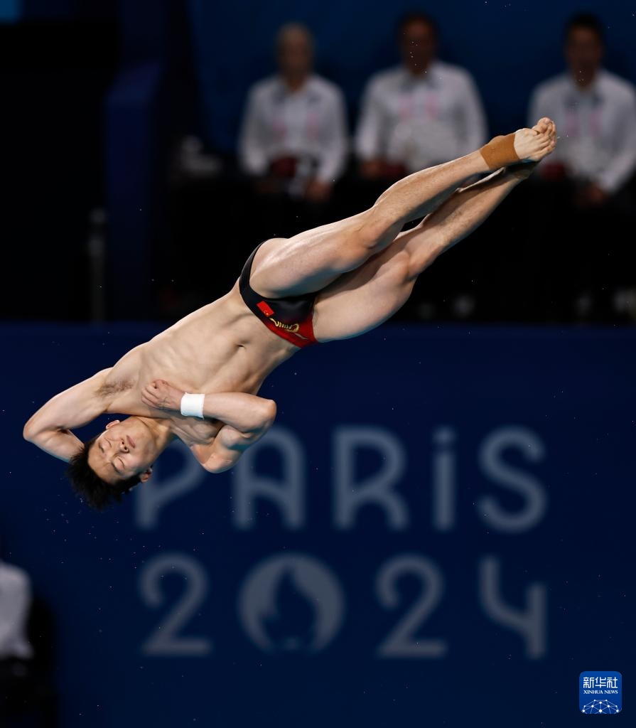 巴黎奥运会|跳水——男子3米板决赛:谢思埸,王宗源包揽金银牌