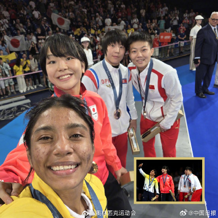 来自奥运领奖台的自拍上新！