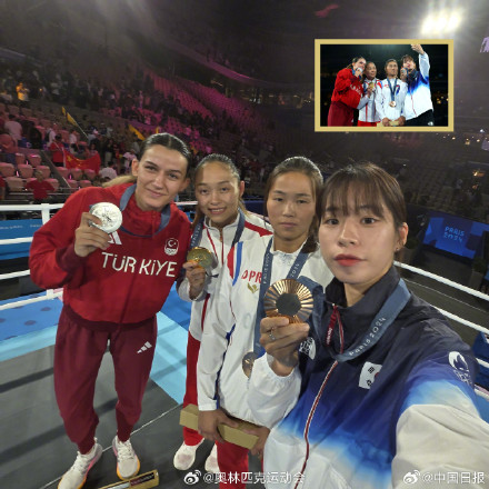 来自奥运领奖台的自拍上新！