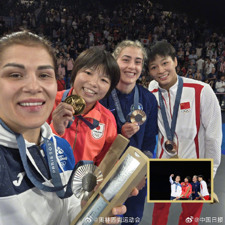 来自奥运领奖台的自拍上新！