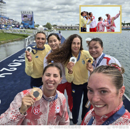 来自奥运领奖台的自拍上新！