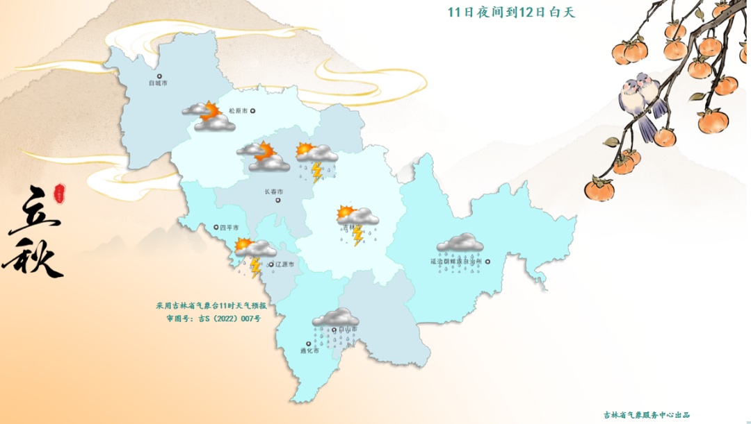 吉林省新一轮强降雨来袭！多地有大到暴雨！最新预警→