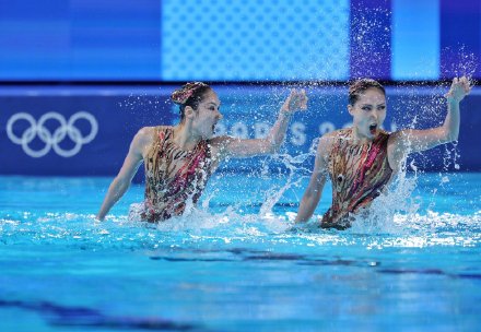 巴黎奥运会高清图集｜中国首夺花游双人奥运金牌