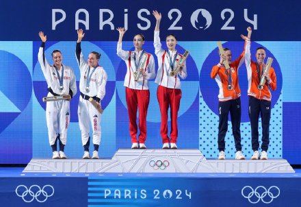 巴黎奥运会高清图集｜中国首夺花游双人奥运金牌