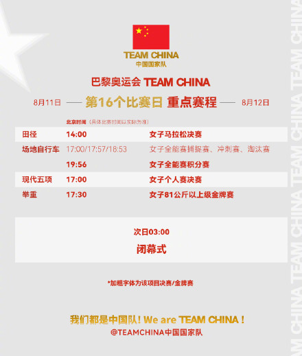 巴黎奥运迎来最后一个比赛日 巴黎奥运迎来最后一个比赛日