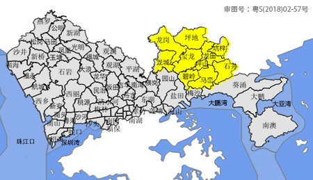深圳分区暴雨黄色预警信号生效中! 深圳分区暴雨黄色预警信号生效中!