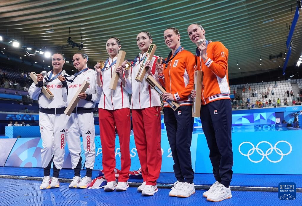 巴黎奥运会丨花样游泳——王柳懿/王芊懿夺得双人项目冠军