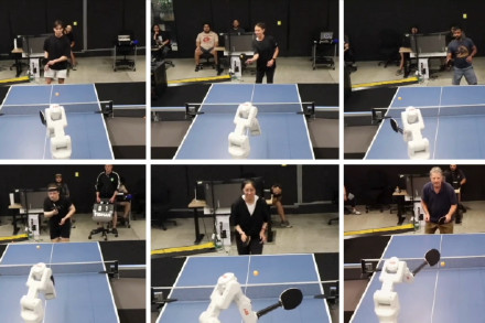 乒乓球机器人欲与人类球员较量 乒乓球机器人欲与人类球员较量