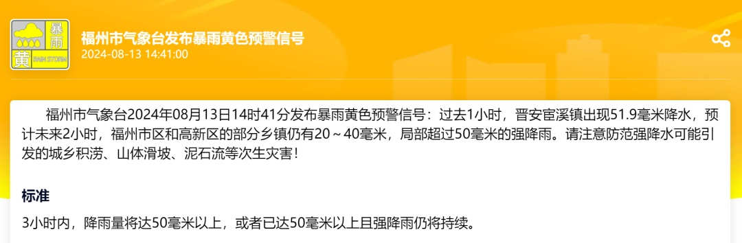 又一个台风生成!福州连发预警!雷雨、大风…… 又一个台风生成!福州连发预警!雷雨、大风……
