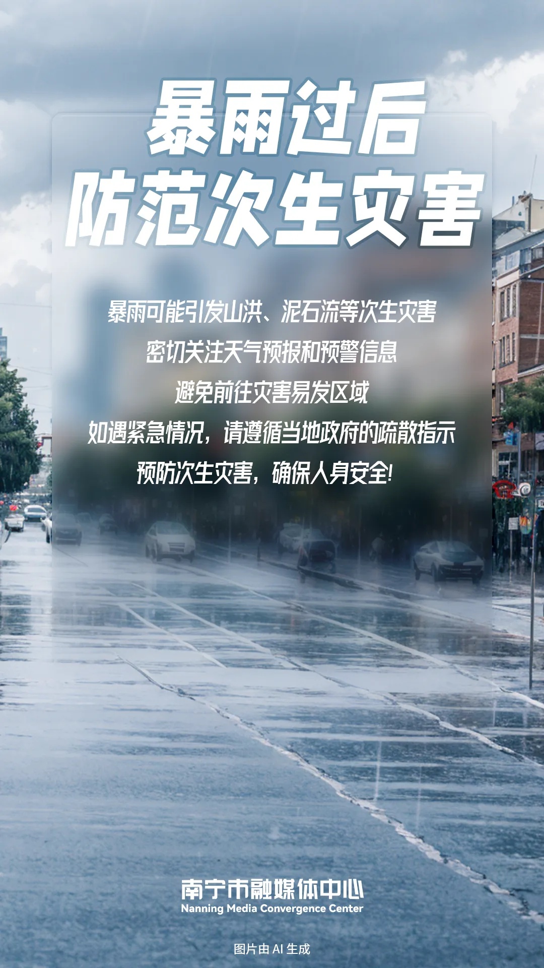 雷电+暴雨!南宁拉响暴雨红色预警,注意防范! 雷电+暴雨!南宁拉响暴雨红色预警,注意防范!