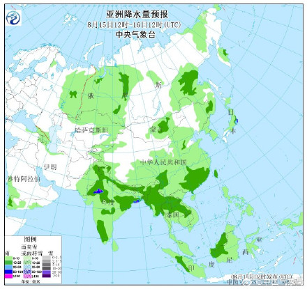 缅甸老挝印度等国有强降水