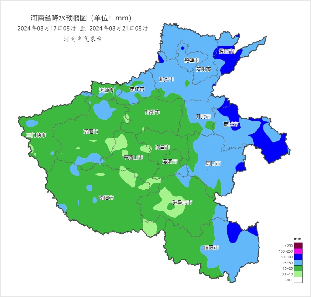 河南降雨图图片