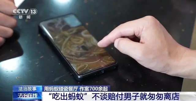 恶意索赔!男子就餐自带蚂蚁敲诈700余家餐厅! 恶意索赔!男子就餐自带蚂蚁敲诈700余家餐厅!