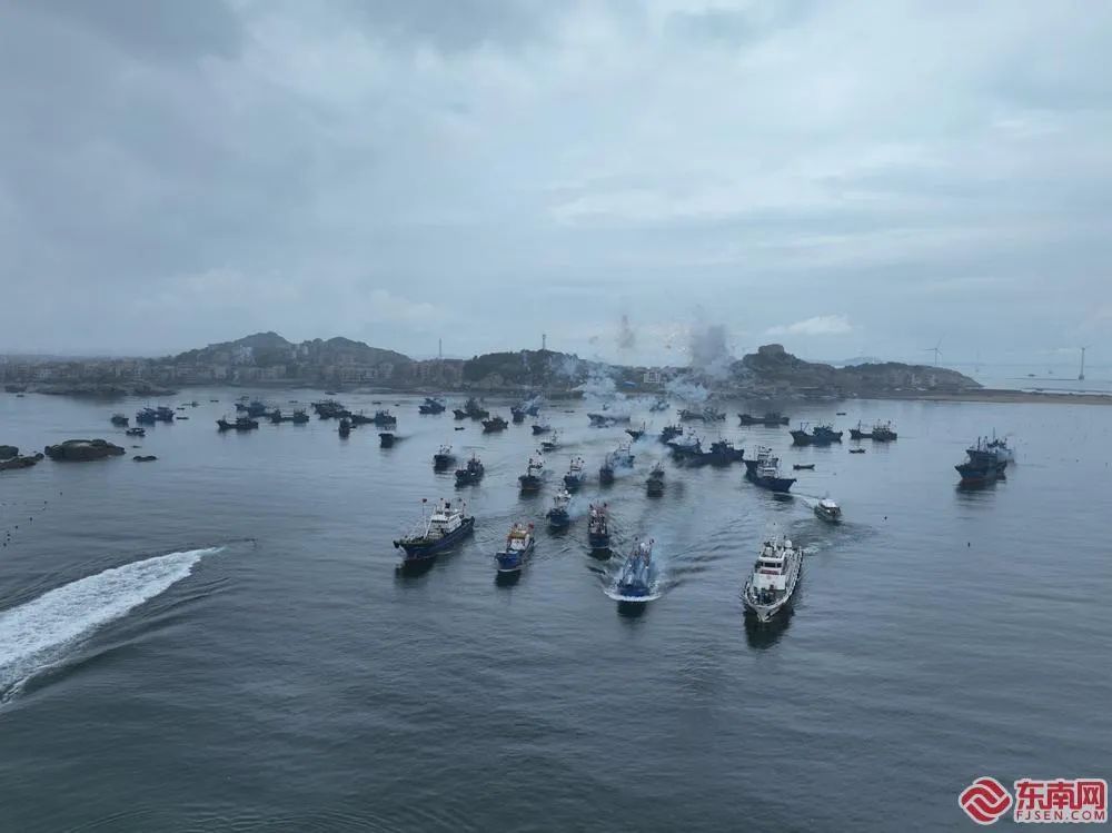 福建开海啦！万帆齐发！场面太壮观！