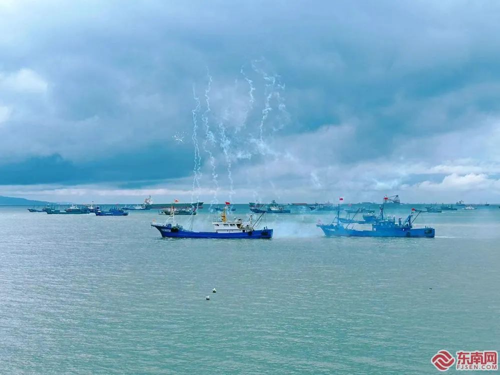 福建开海啦！万帆齐发！场面太壮观！