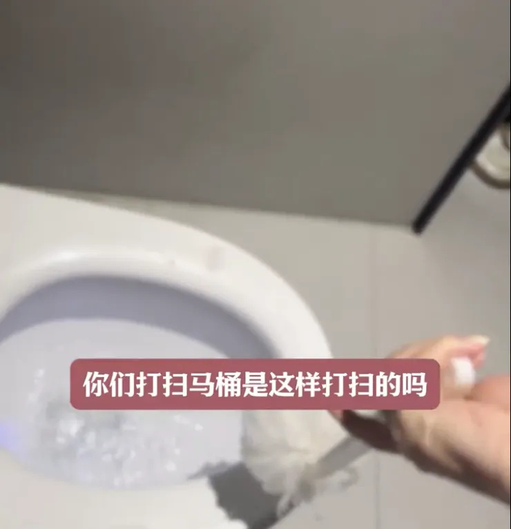 冲上热搜！酒店用马桶刷蘸马桶水刷洗马桶被女子发现，网友炸锅