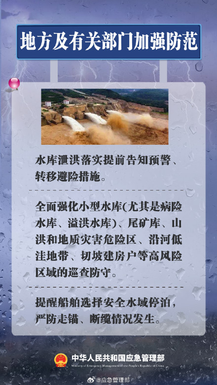 暴雨预警信号应对手册