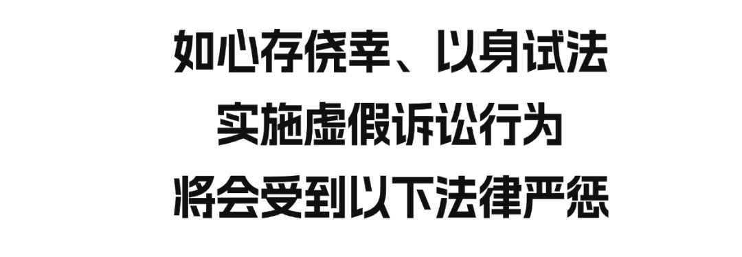 向法庭说谎、打假官司？后果很严重！