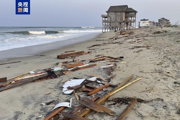 飓风“埃内斯托”登陆百慕大 美国沿海地区受到影响 飓风“埃内斯托”登陆百慕大 美国沿海地区受到影响
