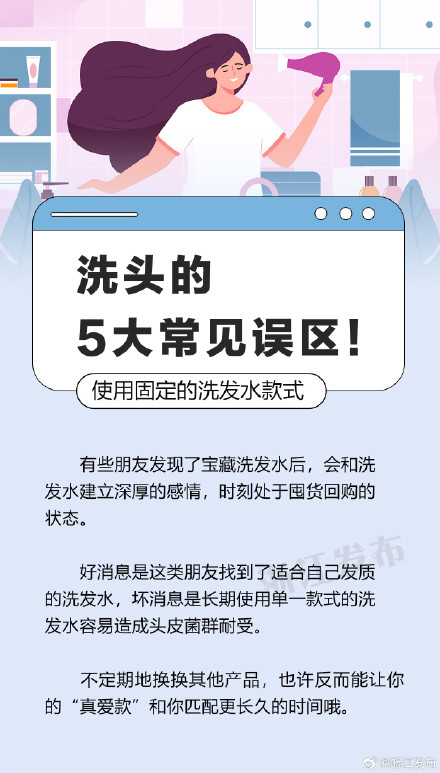 洗头方法不对易脱发！5大误区你中了几个
