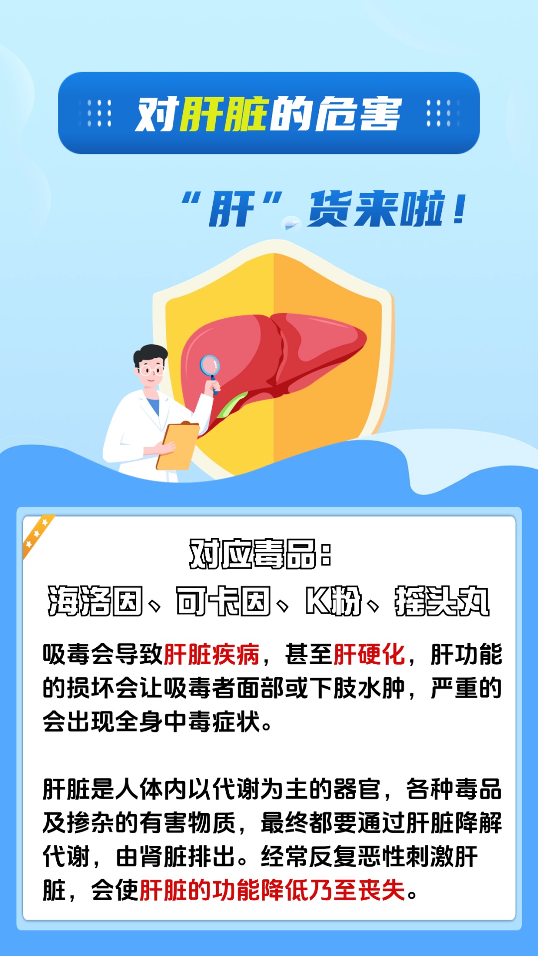 小心“肝”！吸毒对身体的伤害，远不止肝脏！