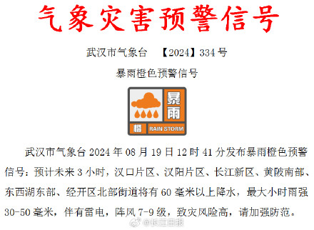 下暴雨了！武汉这些片区要注意