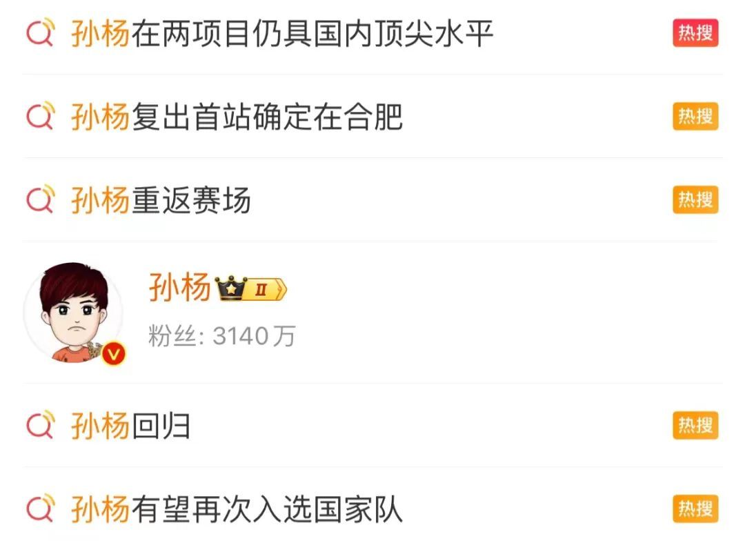 孙杨复出?最新消息 孙杨复出?最新消息