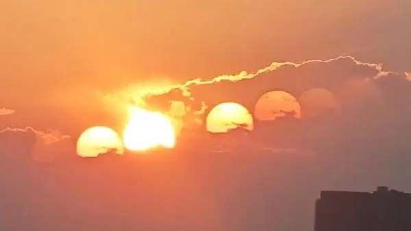 天空惊现7个太阳?网友在线喊话:后羿,你来活儿了! 天空惊现7个太阳?网友在线喊话:后羿,你来活儿了!