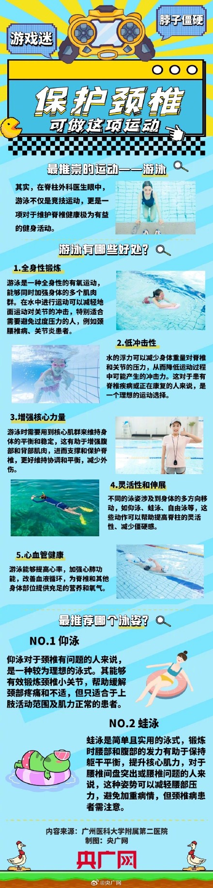 这项运动能保护游戏迷的颈椎