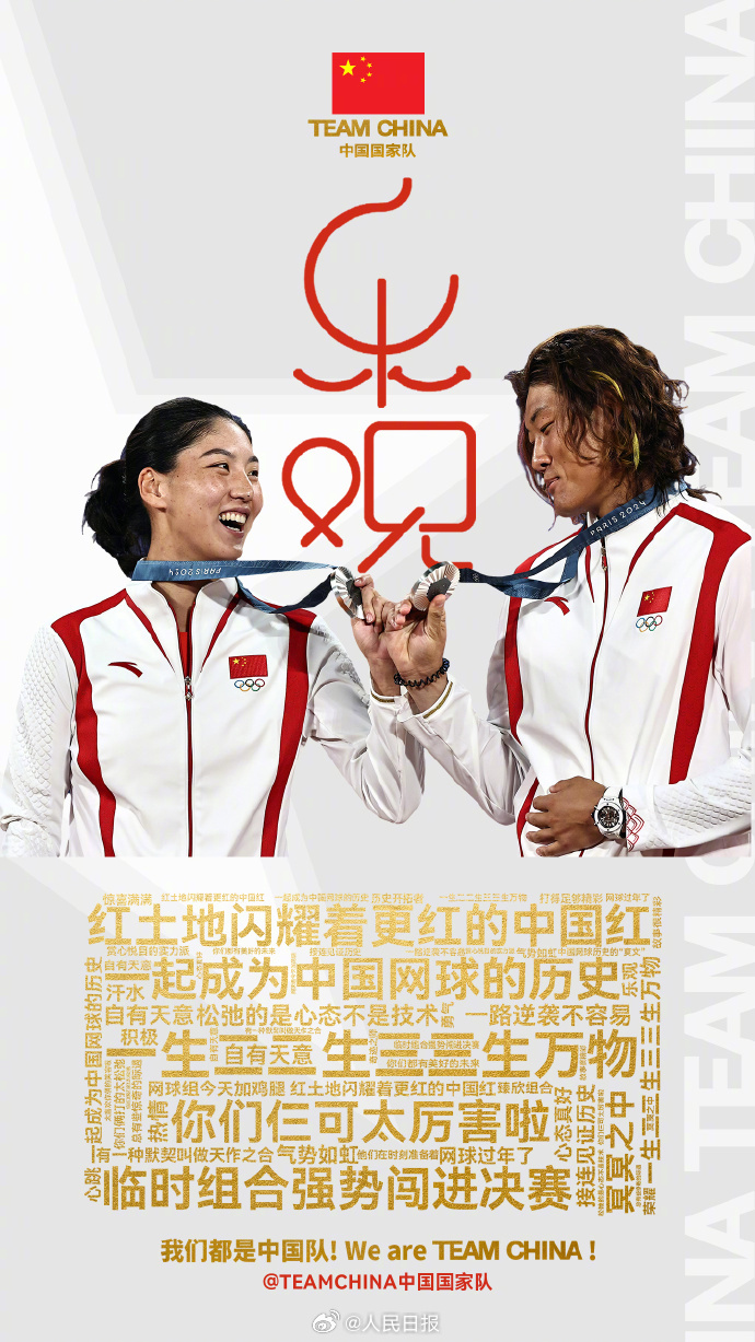 收藏！中国奥运健儿关键词壁纸